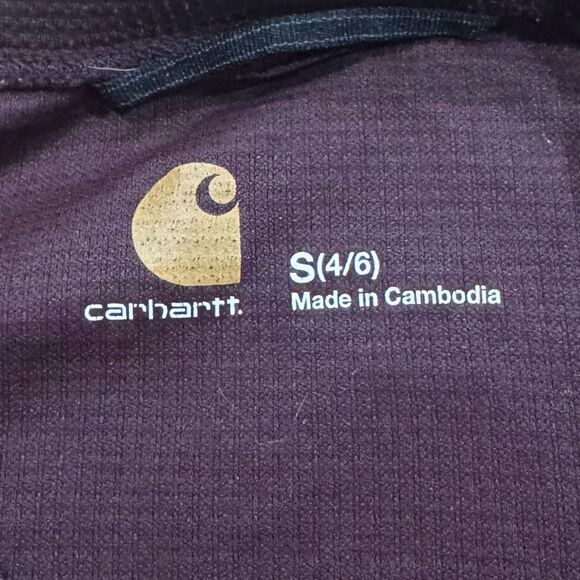 Carhartt Force Midweight Waffle Base Layer Crewneck Top Women’s Small - Picture 2 of 3